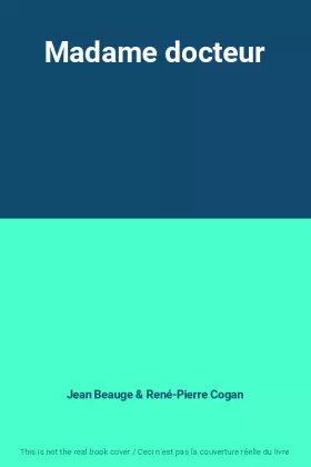 Couverture du produit · Madame docteur