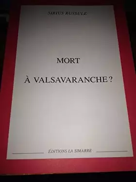 Couverture du produit · Mort à Valsavaranche ?
