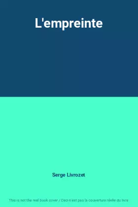 Couverture du produit · L'empreinte
