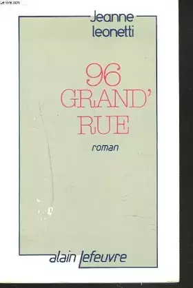 Couverture du produit · 96 grand'rue