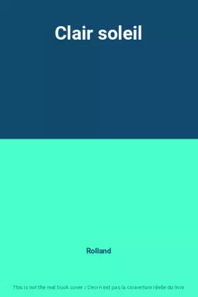 Couverture du produit · Clair soleil