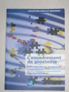 Couverture du produit · L'encadrement de proximité