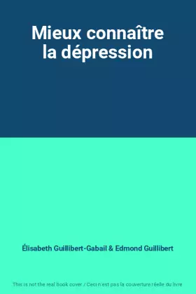 Couverture du produit · Mieux connaître la dépression