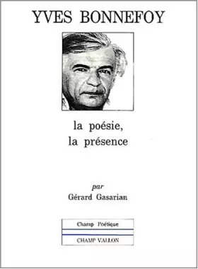 Couverture du produit · Yves Bonnefoy
