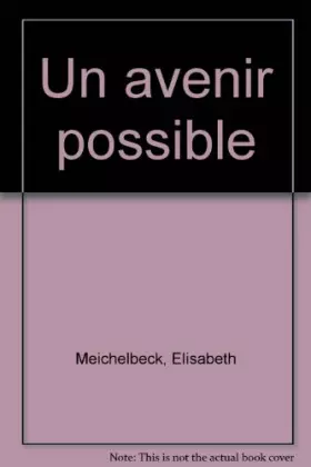 Couverture du produit · Un avenir possible