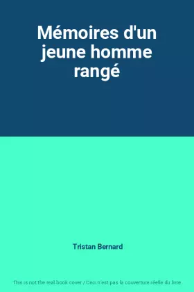 Couverture du produit · Mémoires d'un jeune homme rangé
