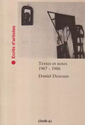 Couverture du produit · Textes et notes 1967-1988