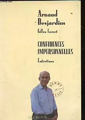 Couverture du produit · Confidences impersonnelles