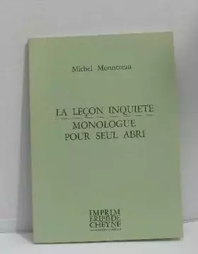 Couverture du produit · La Leçon inquiète