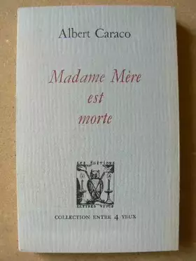 Couverture du produit · Madame Mère est morte