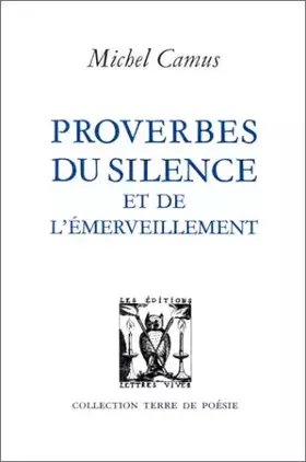Couverture du produit · Proverbes du silence et de l'émerveillement
