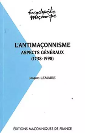 Couverture du produit · L'antimaçonnisme