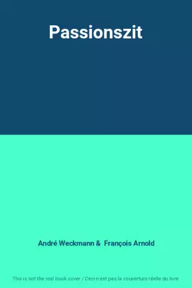 Couverture du produit · Passionszit