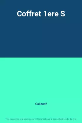 Couverture du produit · Coffret 1ere S