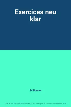 Couverture du produit · Exercices neu klar