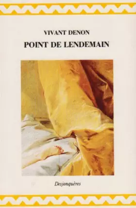 Couverture du produit · Point de lendemain