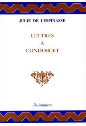 Couverture du produit · Lettres à Condorcet