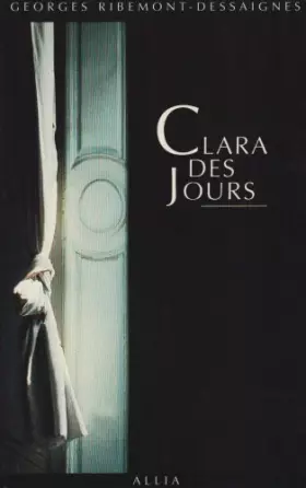 Couverture du produit · Clara des jours
