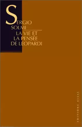Couverture du produit · Vie et pensée de Léopardi