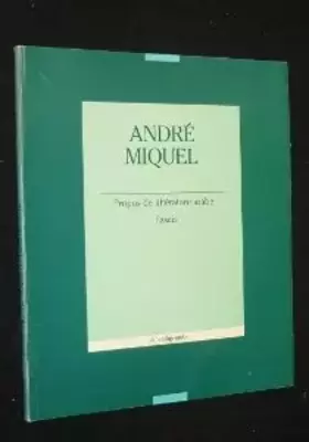 Couverture du produit · Propos de littérature arabe. Essais