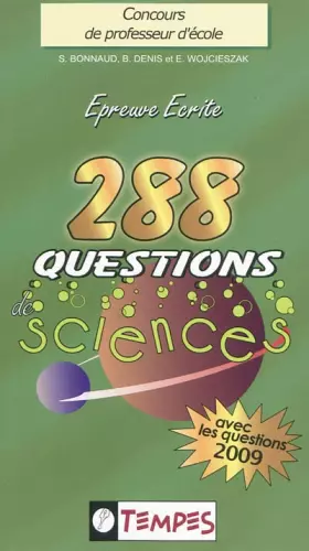 Couverture du produit · 288 questions de sciences avec 107 confusions à éviter