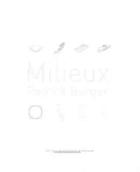 Couverture du produit · Milieux Patrick Berger