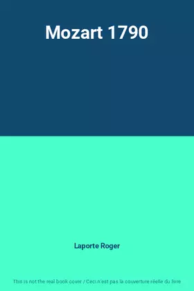 Couverture du produit · Mozart 1790