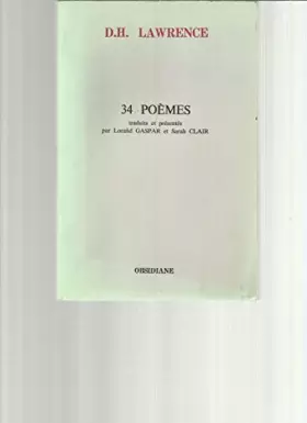 Couverture du produit · 34 poèmes