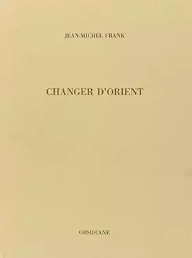 Couverture du produit · Changer d'orient