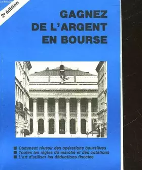 Couverture du produit · GAGNEZ DE L'ARGENT EN BOURSE -