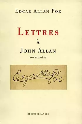 Couverture du produit · Lettres à John Allan