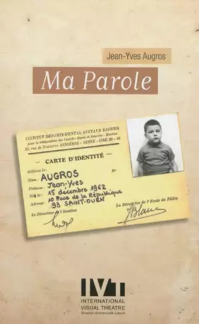 Couverture du produit · Ma parole