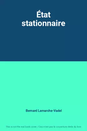 Couverture du produit · État stationnaire