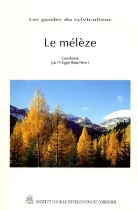 Couverture du produit · Le mélèze