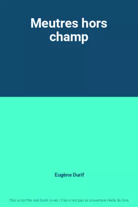 Couverture du produit · Meutres hors champ