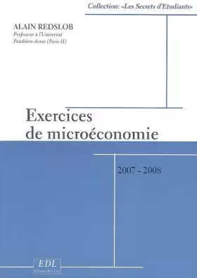 Couverture du produit · Exercices de microéconomie