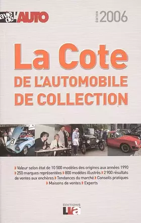 Couverture du produit · La cote de l'automobile de collection