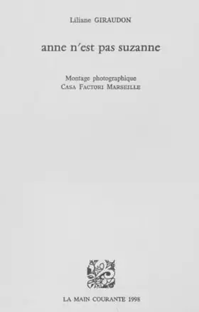 Couverture du produit · Anne N'Est Pas Suzanne