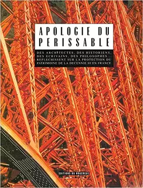 Couverture du produit · Apologie du perissable