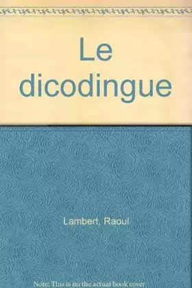 Couverture du produit · Le dicodingue