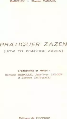 Couverture du produit · Pratiquer Zazen