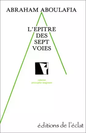 Couverture du produit · L'Epître des sept voies
