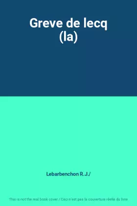 Couverture du produit · Greve de lecq (la)