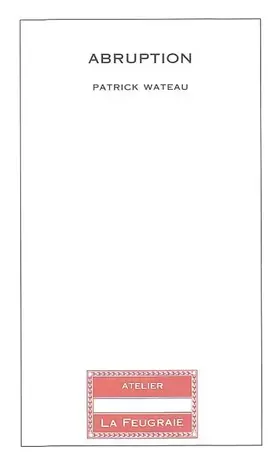 Couverture du produit · Abruption