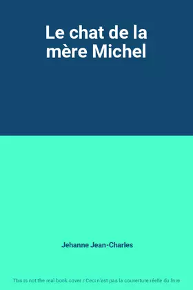 Couverture du produit · Le chat de la mère Michel