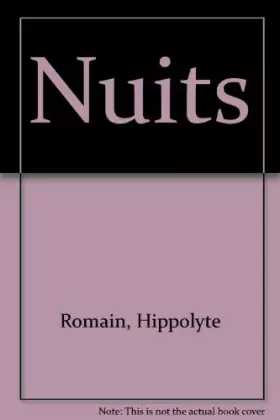Couverture du produit · Nuits