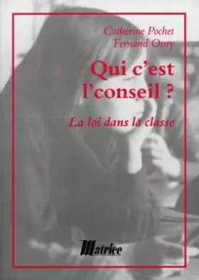 Couverture du produit · Qui c'est le conseil ?