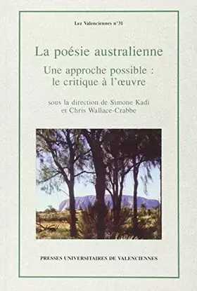 Couverture du produit · Poésie australienne : Une approche possible