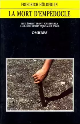 Couverture du produit · La mort d'Empédocle : Edition bilingue