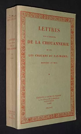 Couverture du produit · Chouannerie (Tome 1)